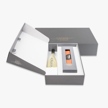 Vertschi mit Rauchlachs als Firmengeschenk